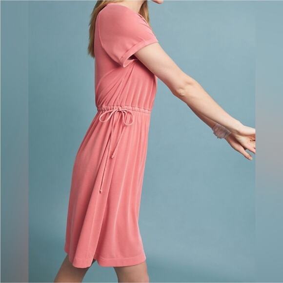 Saturday Sunday Anthropologie Side Tie Pink Dress Size XL - Picture 2 of 11